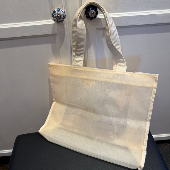 Christian Dior Beauty Butterflies parfums Makeup VIP Gift Mesh Large Tote Bag ⭐ - Picture 3 of 4